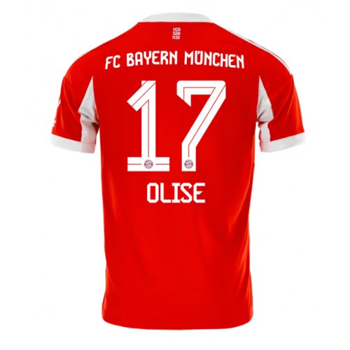 Stroje piłkarskie Bayern Munich Michael Olise #17 Koszulka Podstawowej 2025-26 Krótki Rękaw